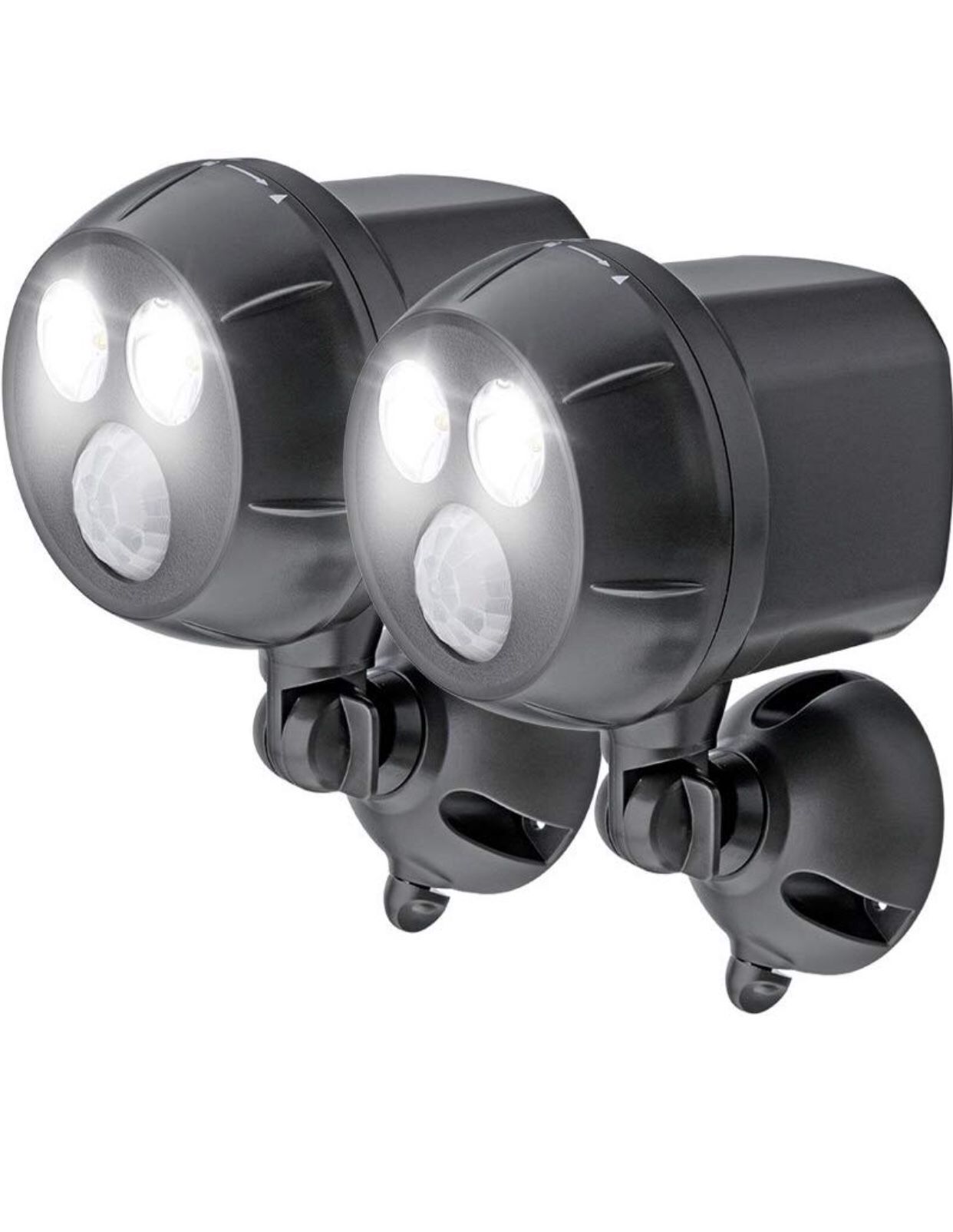 Mr. Beams Ultra Bright LED Motion Sensor Spotlights (Set Of 2) new