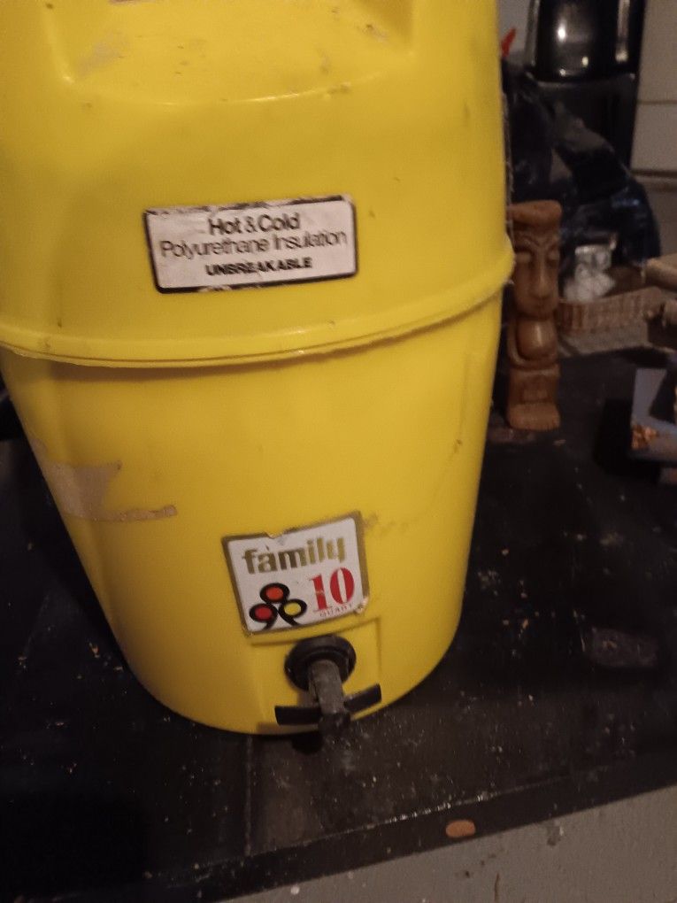 Large Cooler With Spigot