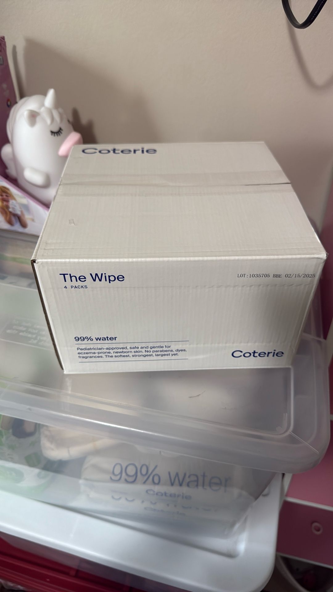 99% Water Wipes 4 Pack