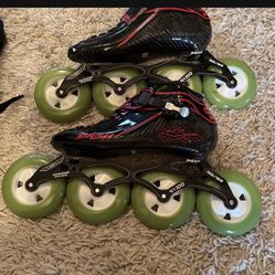 Simmons Speed Skates And Bag