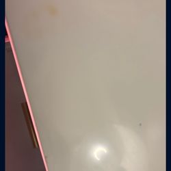 White LED Nightstand - Good condition (7 months old)