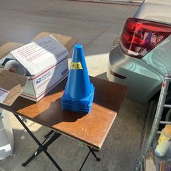 10 Used Cones Workout Exercise Sports 9in Tall