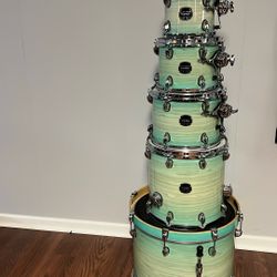 Mapex Armory, Ultramarine Gloss, 8,10,12,14”floor Tom,and 20” Bass Drum