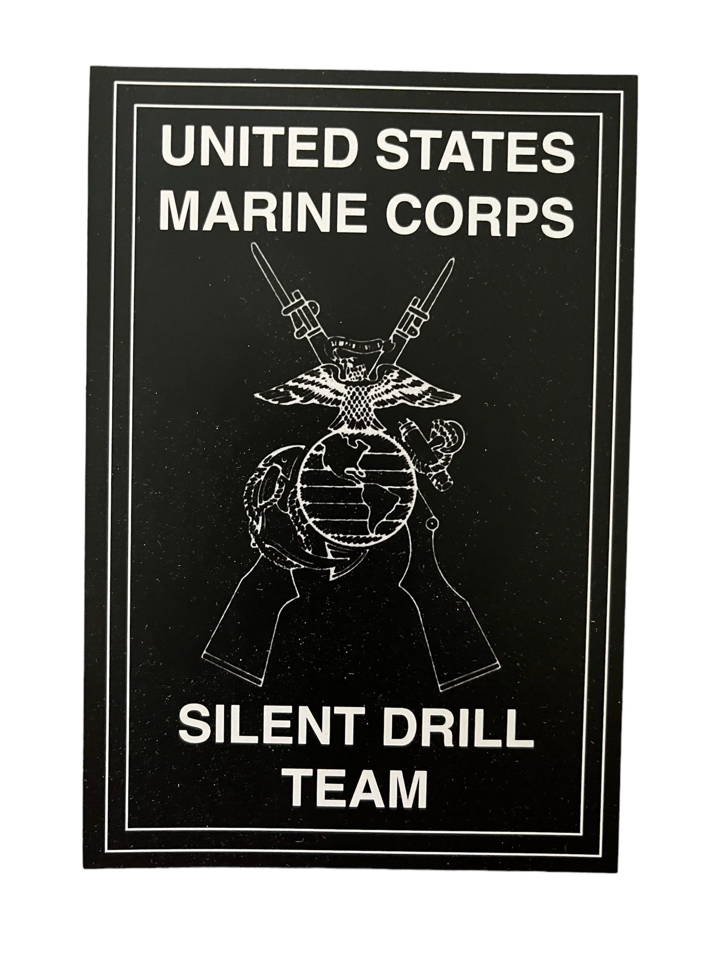 United States Marine Corp Silent Drill Team Sticker