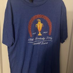 Kentucky Derby 150th Blue XL Tshirt