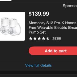 Momcozy S12 Wearable Electric Breast Pump Set