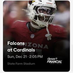 3 AZ Cardinals Tickets Plus Black Parking