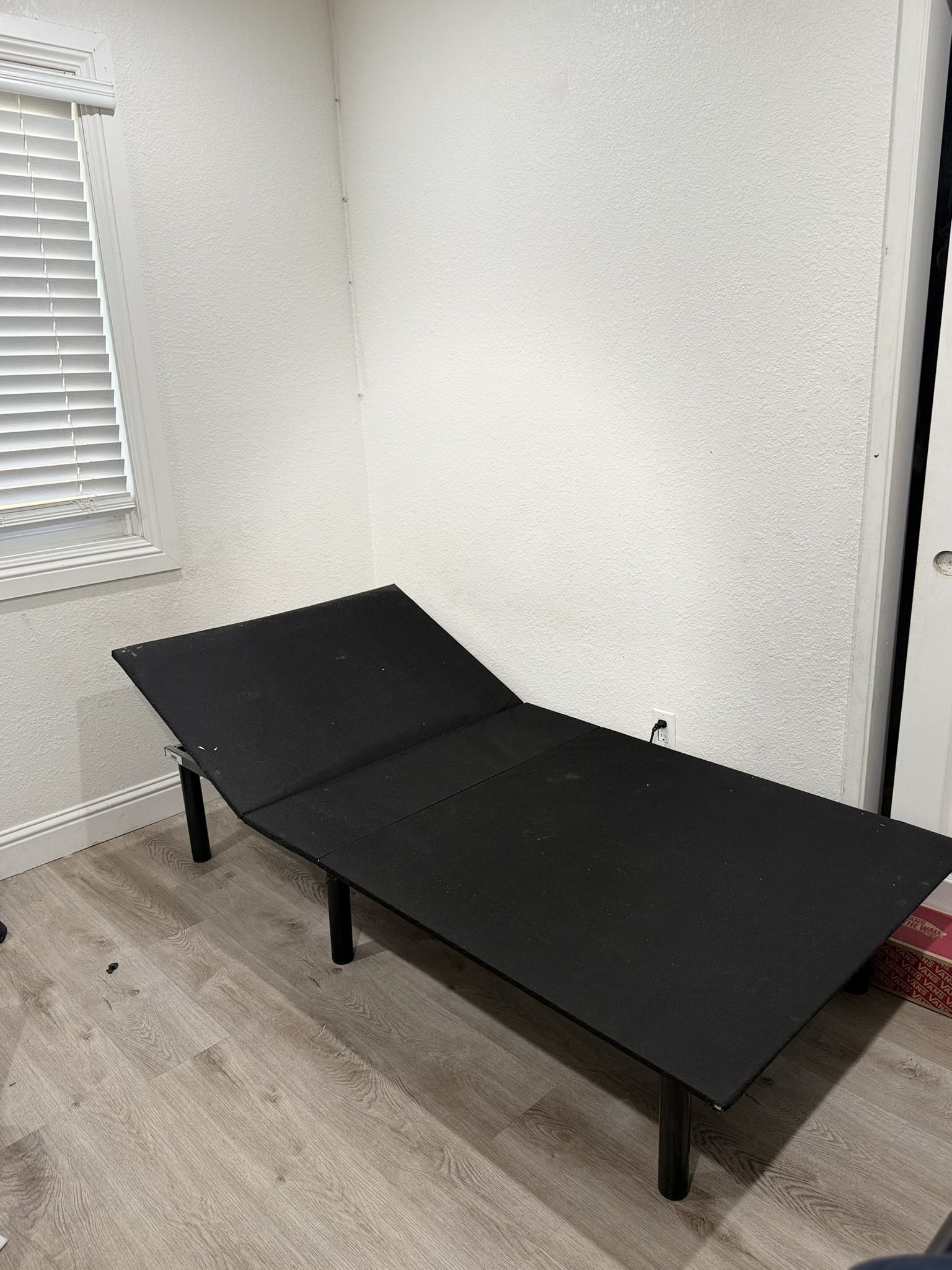 For sale adjustable twin beds without mattress, easy to assemble and disassemble as well. They come with a cord remote control with different setting