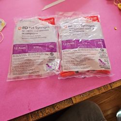 Unused Pet Syringes