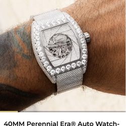 40MM Perennial Era® Auto WatchFully Iced