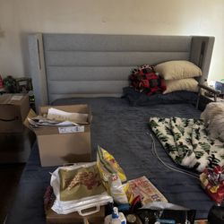 New King Bed Matters + Bed Frame 