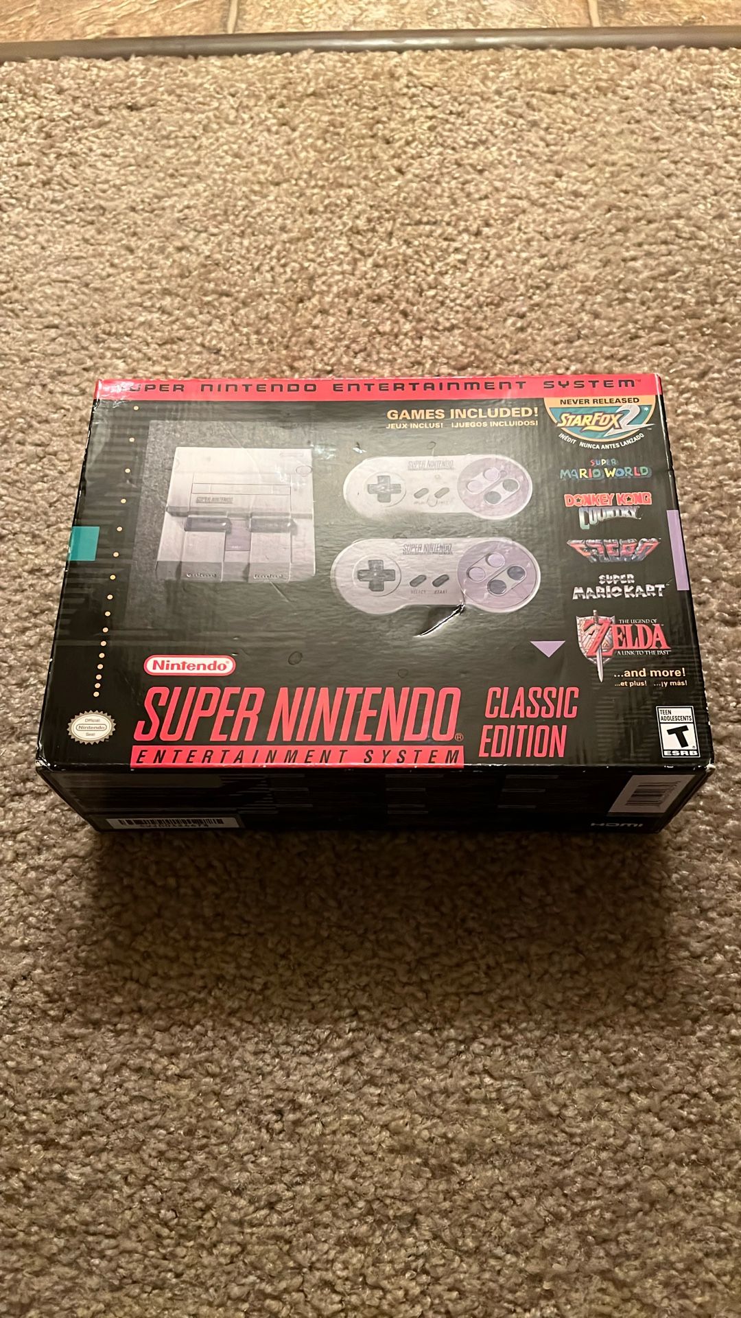 Super NES Classic Box
