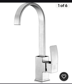 Anzzi Single Handle Kitchen Sink Faucet, Deck Mounted Single One Hole