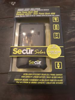 Secur Solar Power Bank