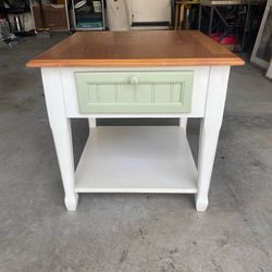 End Table Nightstand Farmhouse Wood Furniture 