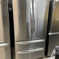 Lg 4 Door Plain Face Refrigerator With Water & Ice Maker