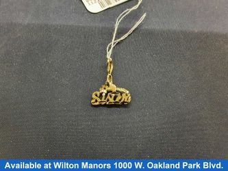 Pendant - Yellow Gold 10k (.417) 0.5 grams
