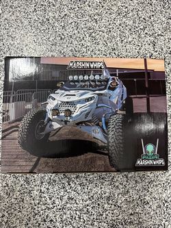 Marshin Whips RGBW LED Fang Lights Bluetooth & Chasing Patterns For Can-Am Maverick R 