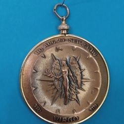 ZODIAC PISCES PENDANT BRONZE $10
