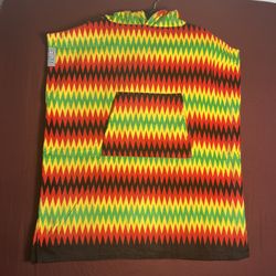 Leus Original Poncho Ziggy  (size Small) Beach Towel Hoodie 