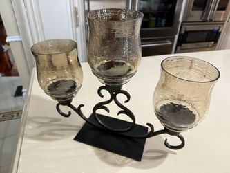 Handcrafted Iron Candelabra