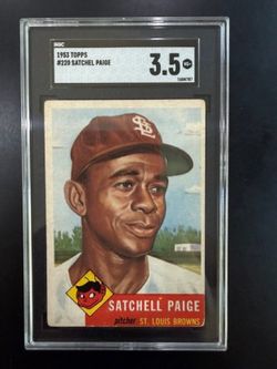 1953 Topps Satchel Paige #220 SGC 3.5