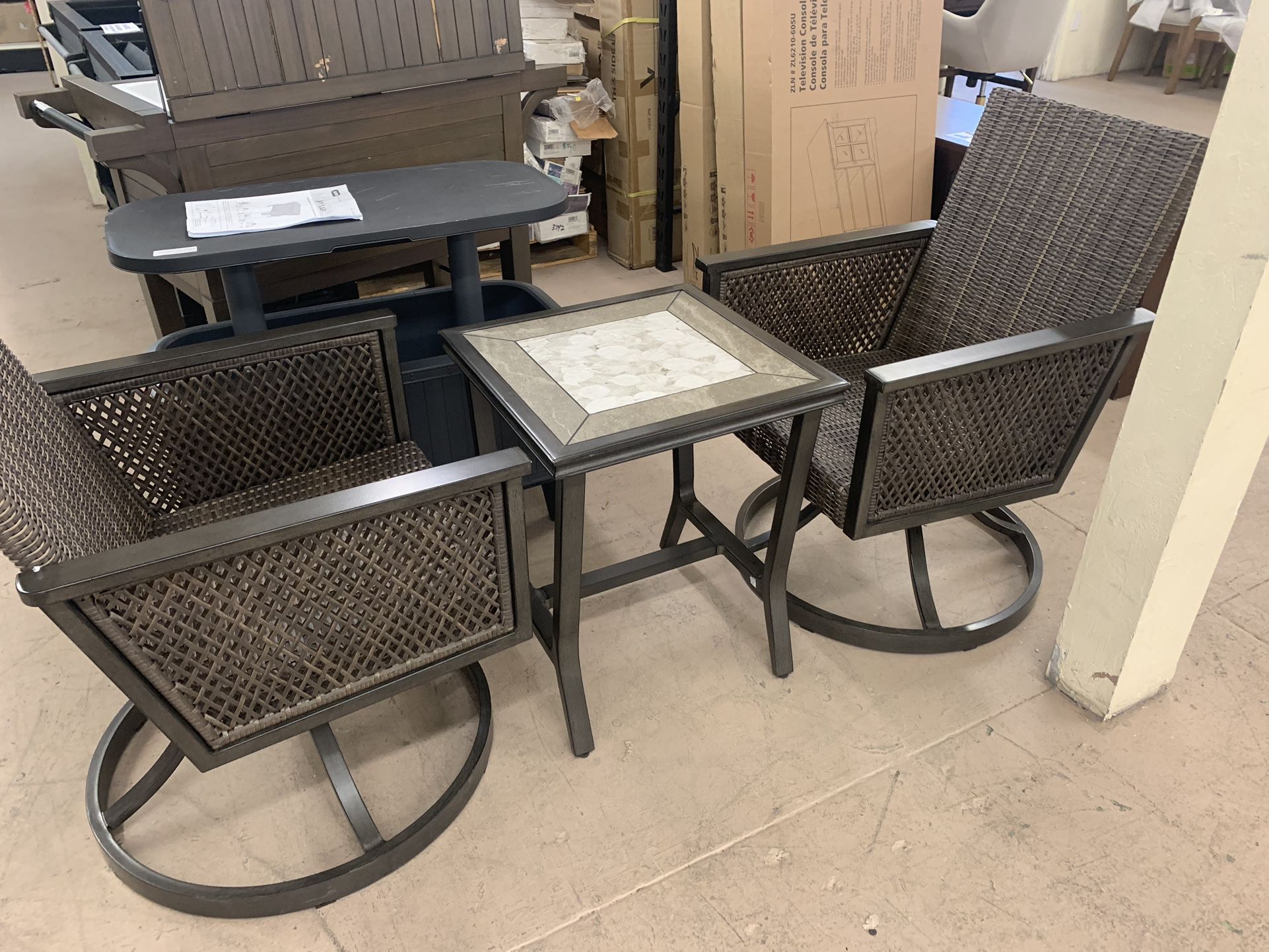 New Bistro Table With 2 Chairs From Costco Read Post