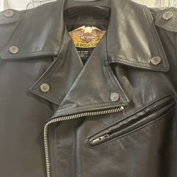 Harley‑Davidson “Shovelhead” Leather Jacket – USA‐Made – Size L