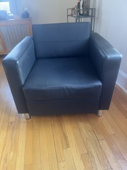 Faux Leather Chair 