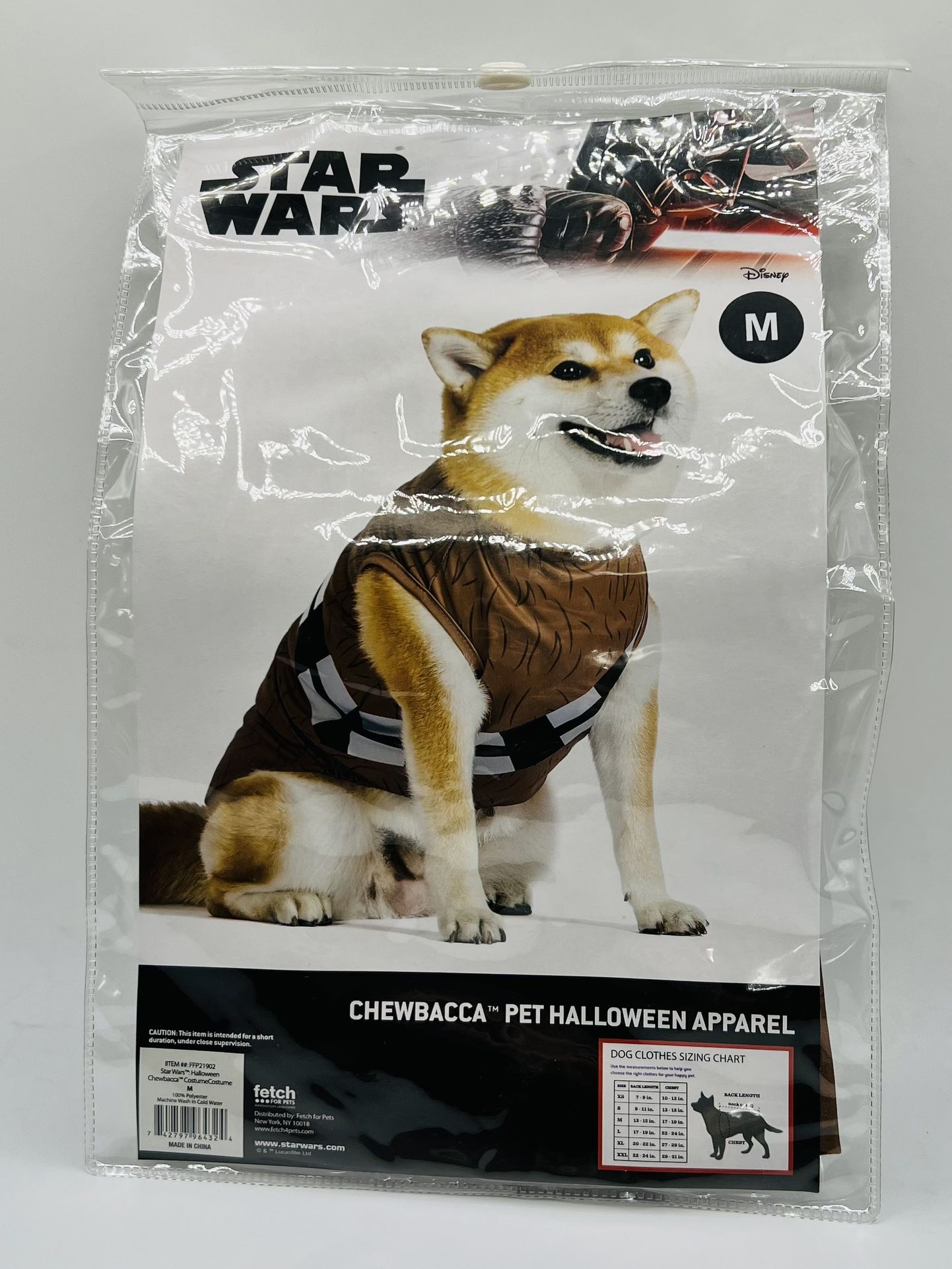 NEW Star Wars Hans Solo Dog Costume Size Medium