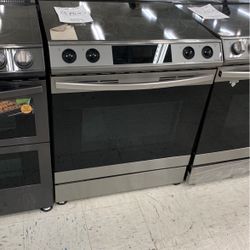 Samsung 6.3 Cu Ft Smart Slide In Electric Range
