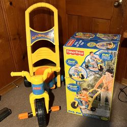 NEW……Fisher-Price Rock 'n Ride Tricycle with 3 Grow-Nith-Me Stages