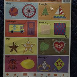 Vintage 1975  “Help Yourself Shapes” Puzzle 