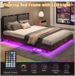 Floating Queen bed