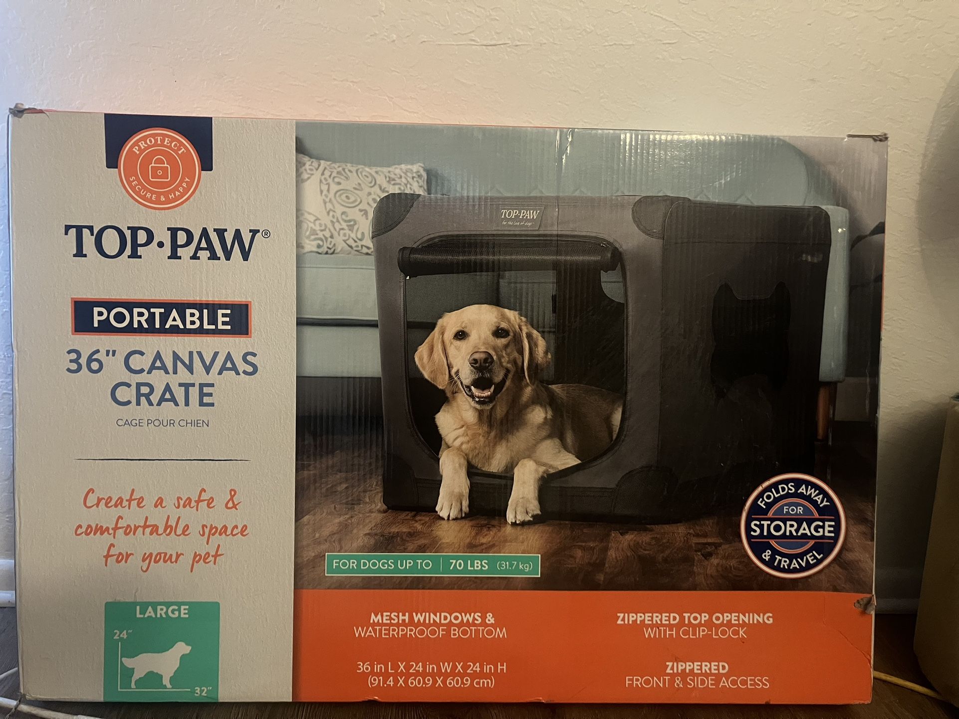 Dog Canvas Crate