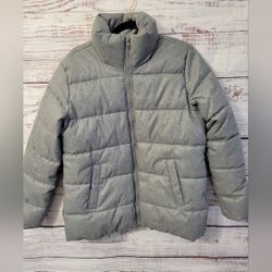 Old Navy Grey Puffer Jacket Size Small