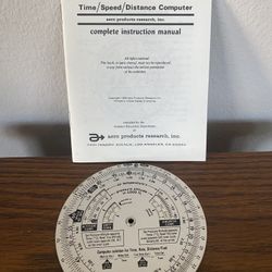 Time/Speed/Distance Computer APR Denalt-304