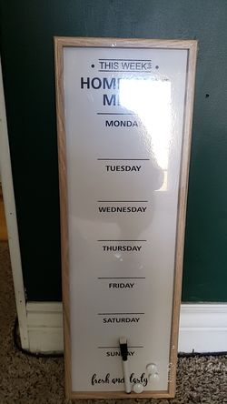 Menu board
