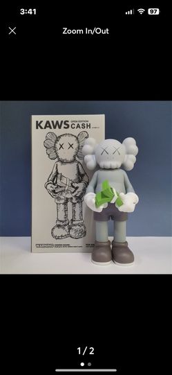12" Kaws Counting Cash Money Band Vinyl Figure Collectible Toys