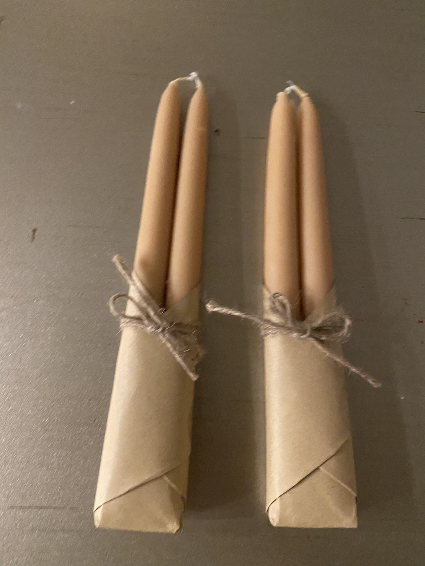 Christmas Home Decor Beeswax Candles