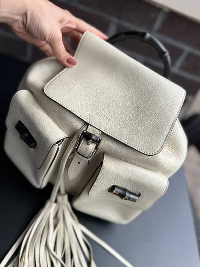 Authentic GUCCI Bamboo Backpack