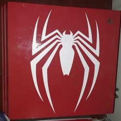 PS4 PRO SPIDER-MAN CONSOLE AND POWER CORD ONLY NO CONTROLLER $175 FINAL PRICE 