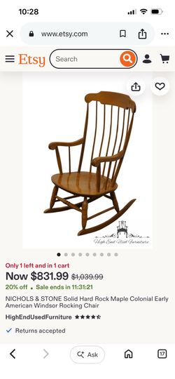 Nichols and stone Chair