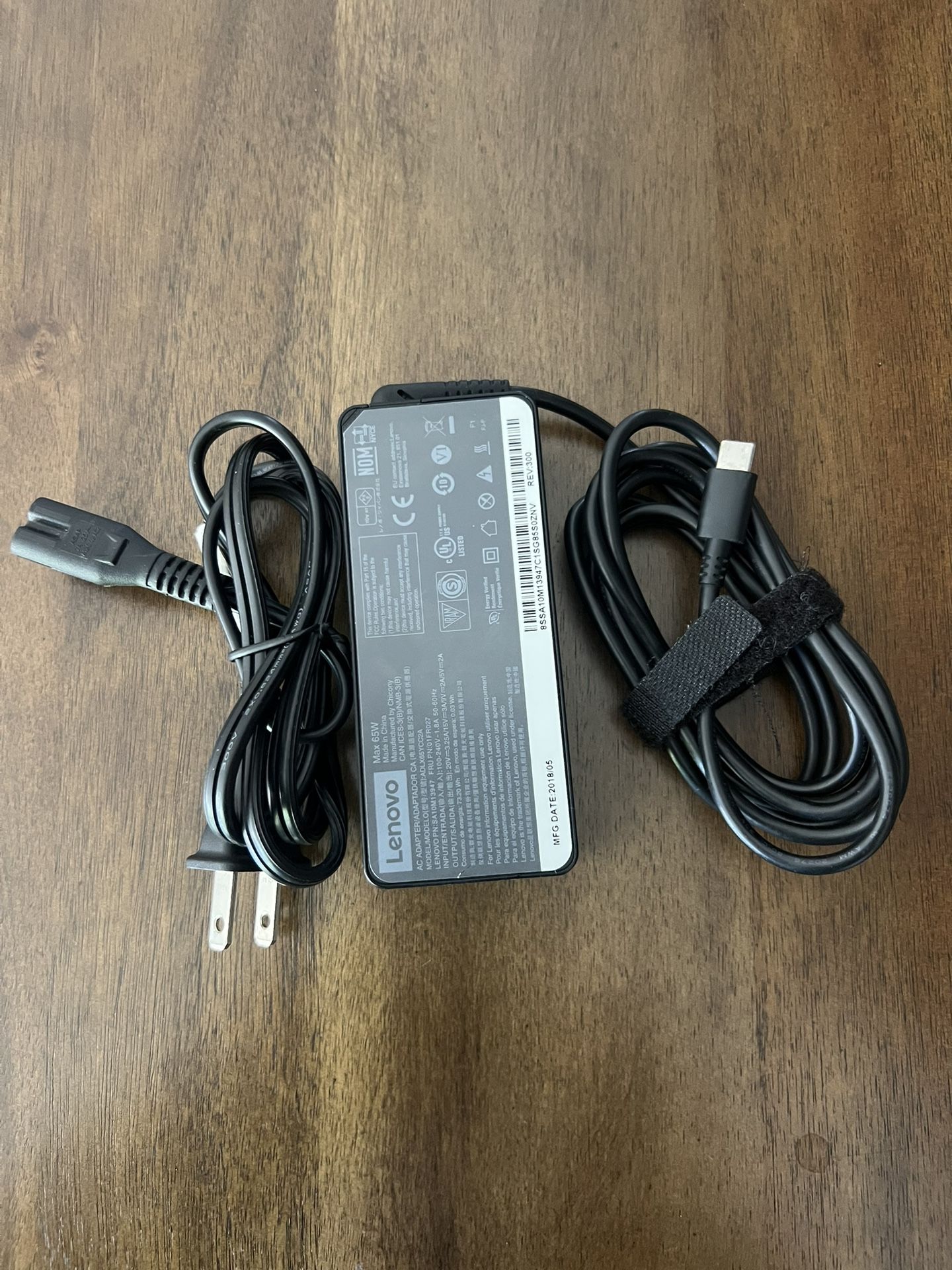Genuine 65W Type-C Lenovo Laptop Charger Power Supply Adapter