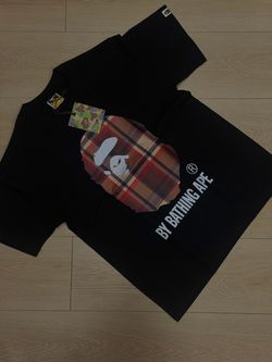 BAPE A Bathing Ape Black Graphic T-Shirt (M-L)