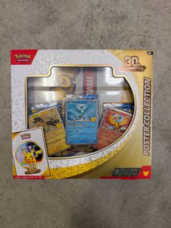 Pokémon TCG 30th Celebration Poster Collection Box