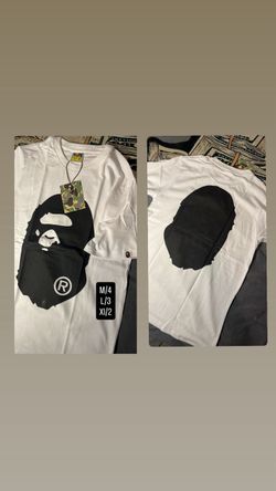BAPE Big Ape Head White Graphic T-Shirt