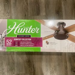 New Hunter 52in Indoor Fan