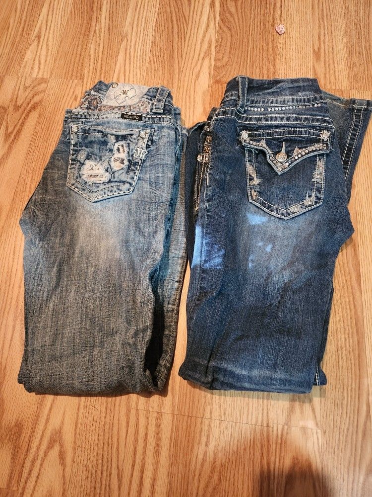 5 Pair Miss Me Jeans Size In Description