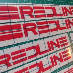 Redline BMX Decals